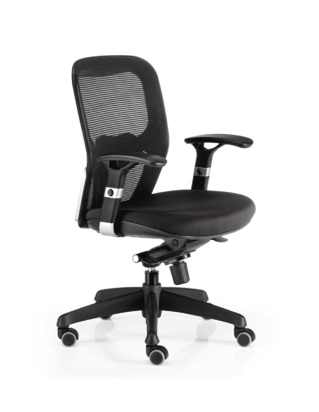 Silla giratoria respaldo alto de color BRISTON