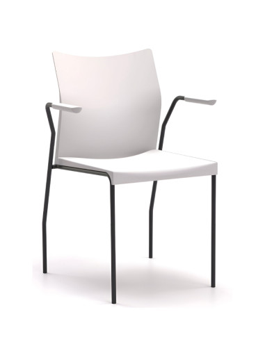 Silla de polipropileno, con brazos,...