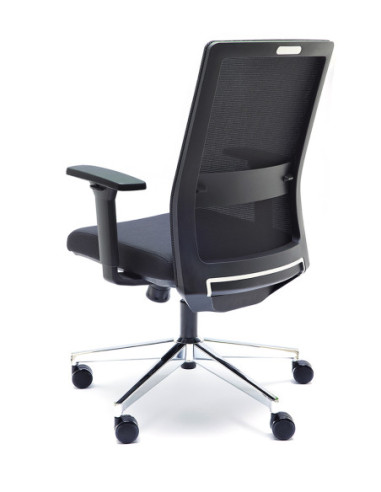 Silla giratoria, respaldo de malla NELIA