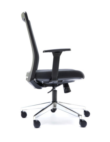 Silla giratoria, respaldo de malla NELIA