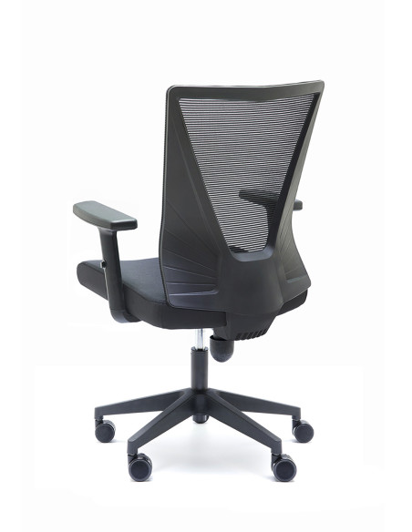 Silla de oficina giratoria brazos regulables TIVARA