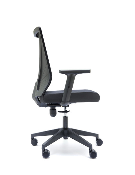 Silla de oficina giratoria brazos regulables TIVARA