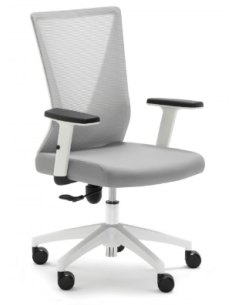 Silla de oficina giratoria brazos regulables TIVARA