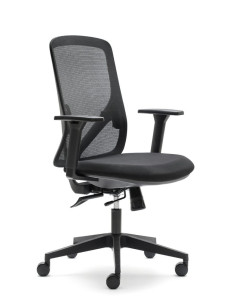 Silla, con respaldo de malla, LEVYN