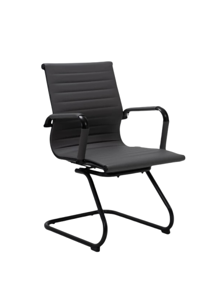 Silla confidente, con estructura negra, SMART-V