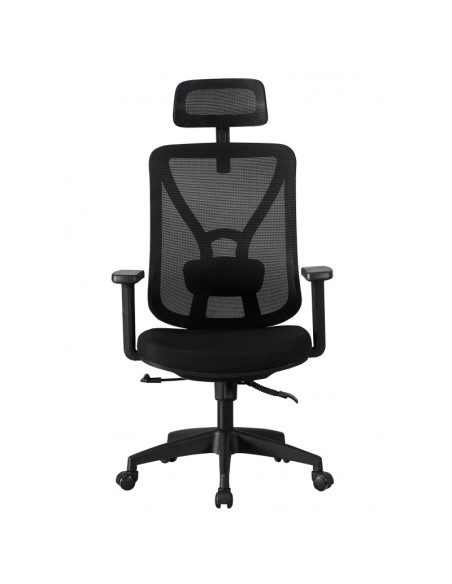 Silla, con cabezal y respaldo de malla, CLISSON