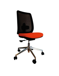 Silla giratoria, base de aluminio, ANIBAL