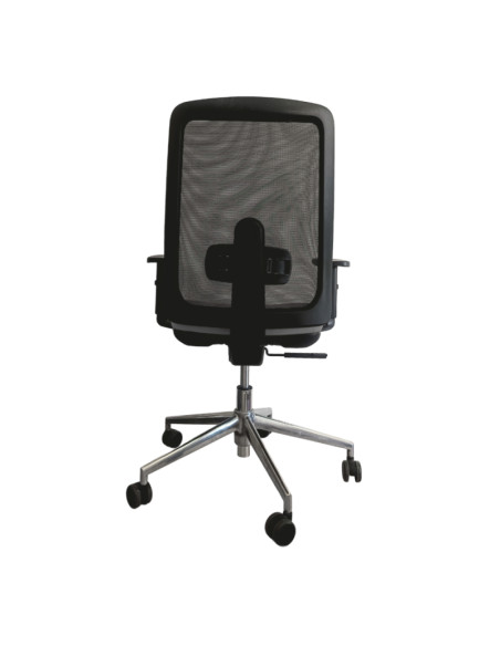 Silla giratoria, base de aluminio, ANIBAL