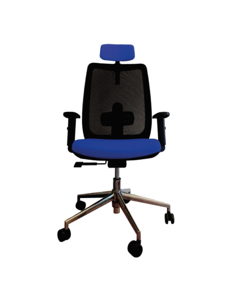 Silla con Cabezal y base de aluminio, ANIBAL