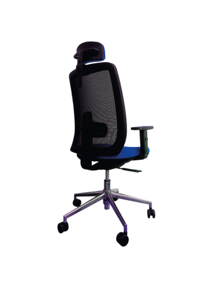 Silla con Cabezal y base de aluminio, ANIBAL