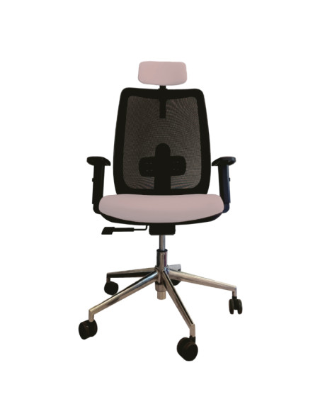 Silla con Cabezal y base de aluminio, ANIBAL