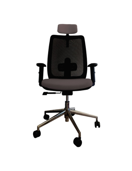 Silla con Cabezal y base de aluminio, ANIBAL