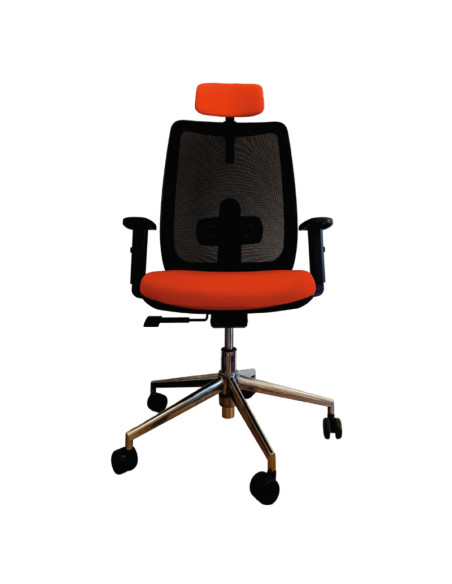 Silla con Cabezal y base de aluminio, ANIBAL