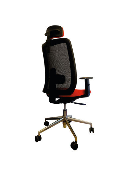 Silla con Cabezal y base de aluminio, ANIBAL