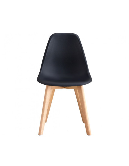 Silla de madera y polipropileno MARAIS