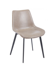 Silla en similpiel vintage, MADRIGAL