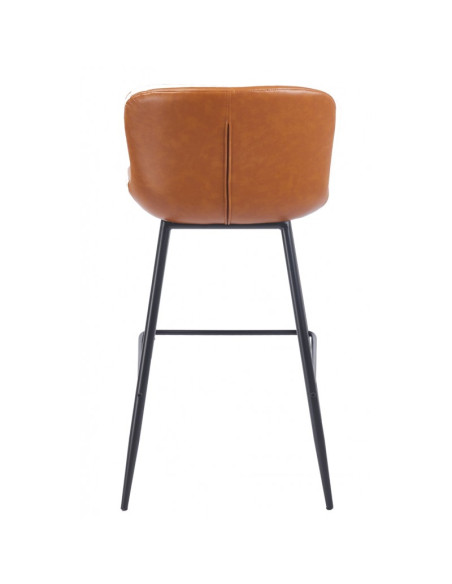 Taburete similpiel vintage, SAMPER