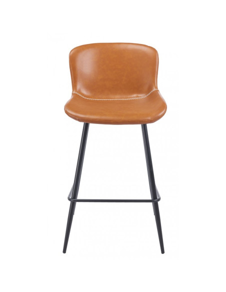 Taburete similpiel vintage, SAMPER
