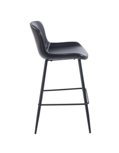 Taburete similpiel vintage, SAMPER