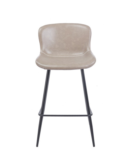 Taburete similpiel vintage, SAMPER