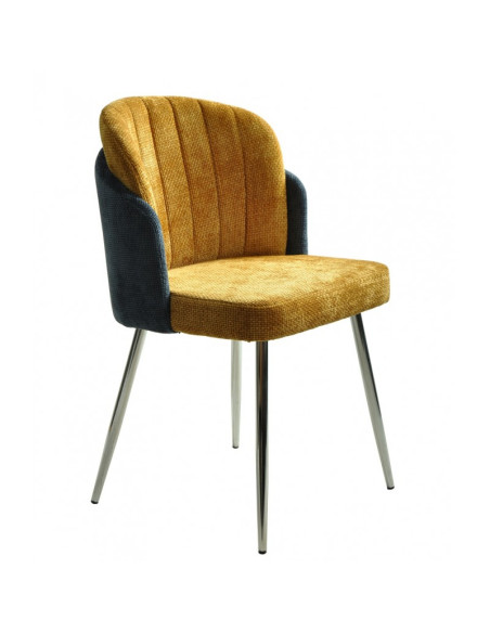Silla con tapizado chenilla, DRESDE