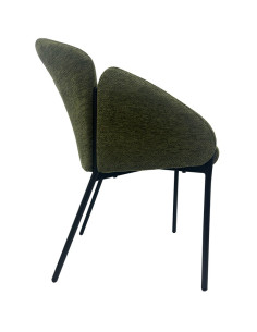Sillón con tapizado chenilla, GIORGIO