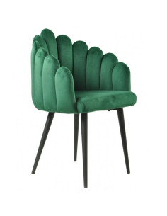 Sillón, tapizado en tejido velvet, DEVIN