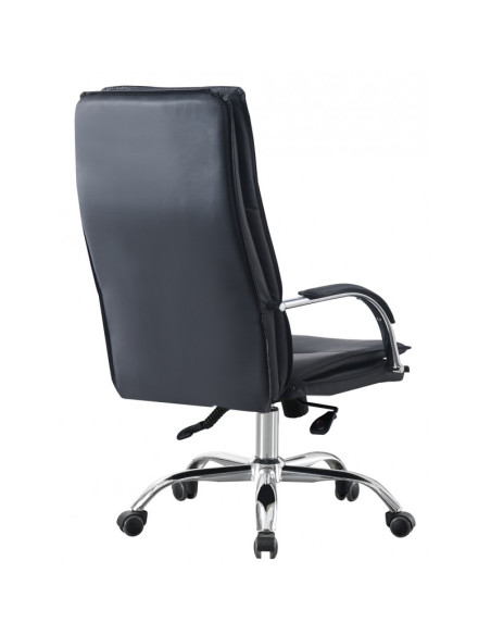 Sillón similpiel, con respaldo alto, NEROTH