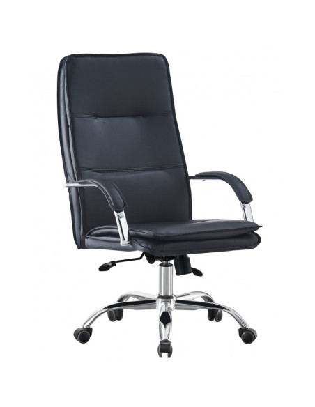 Sillón similpiel, con respaldo alto, NEROTH