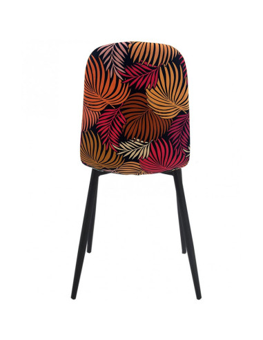 Silla tapizada en tejido velvet HORUS...