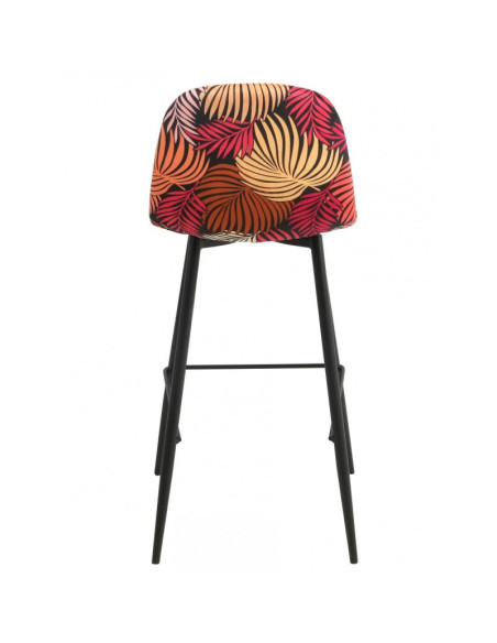 Taburete tapizado en tejido velvet HORUS NEW