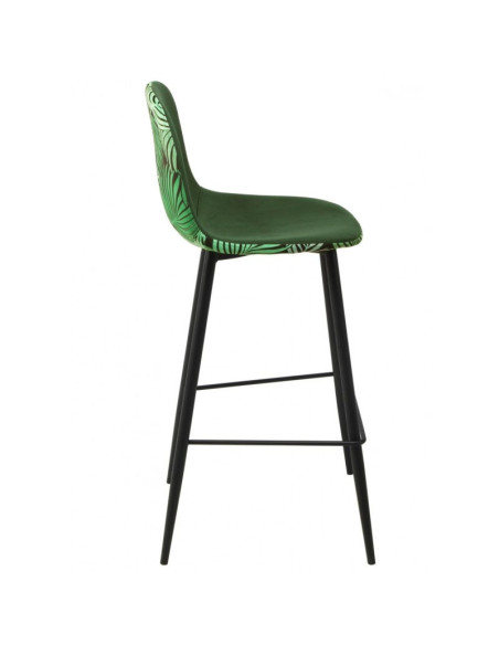 Taburete tapizado en tejido velvet HORUS NEW