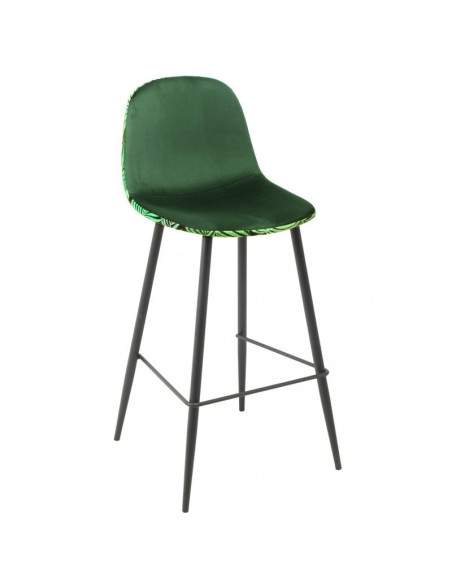 Taburete tapizado en tejido velvet HORUS NEW