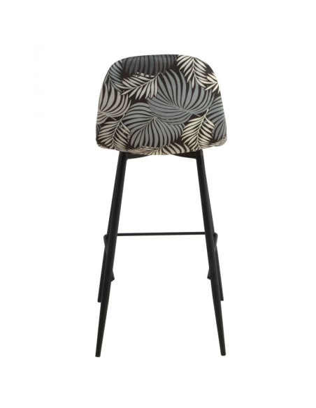 Taburete tapizado en tejido velvet HORUS NEW