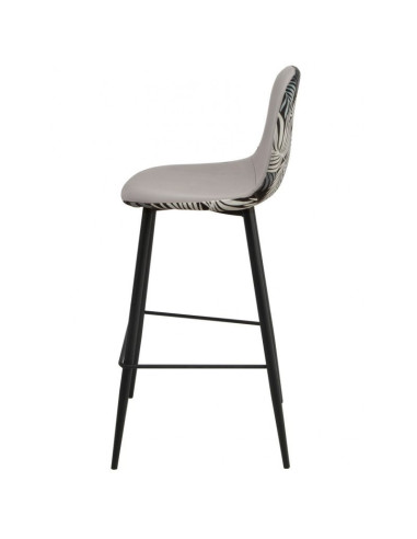 Taburete tapizado en tejido velvet...