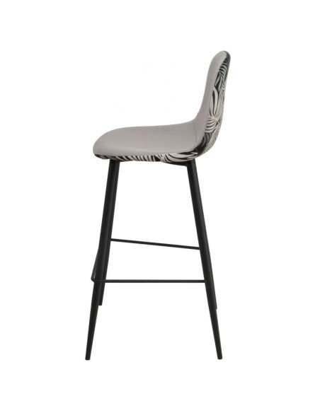 Taburete tapizado en tejido velvet HORUS NEW