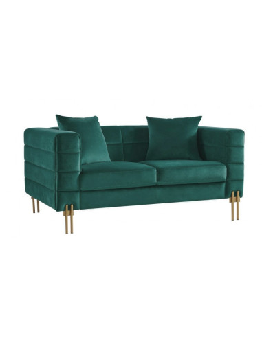 Sofá de 2 plazas, con tejido velvet,... Sofá de 2 plazas, con tejido velvet,...