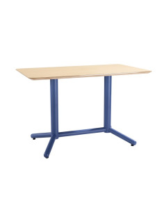 Mesa cuadrada, de formación, COLMAR 120x70cms