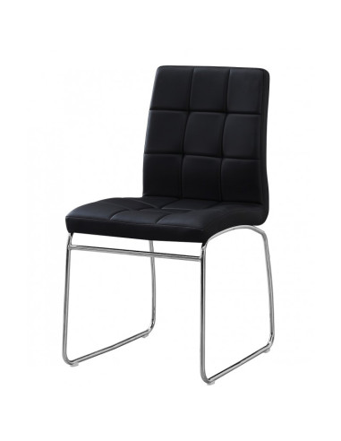 Silla, tapizada en similpiel, BERTA