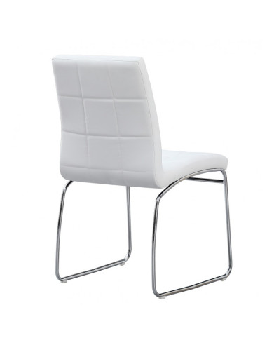 Silla, tapizada en similpiel, BERTA