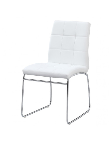 Silla, tapizada en similpiel, BERTA