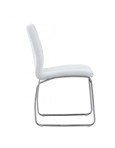 Silla, tapizada en similpiel, BERTA