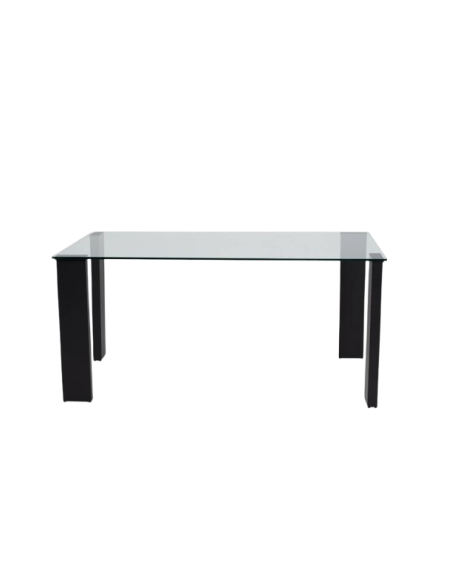 Mesa de cristal STELA BLACK