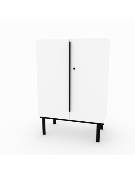 Armario medio, con puertas Zenit, TONO 103x90x45cm