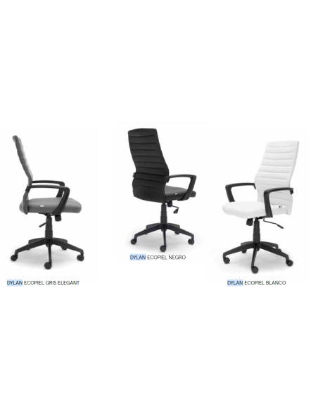 Silla giratoria respaldo alto LUDYLAN