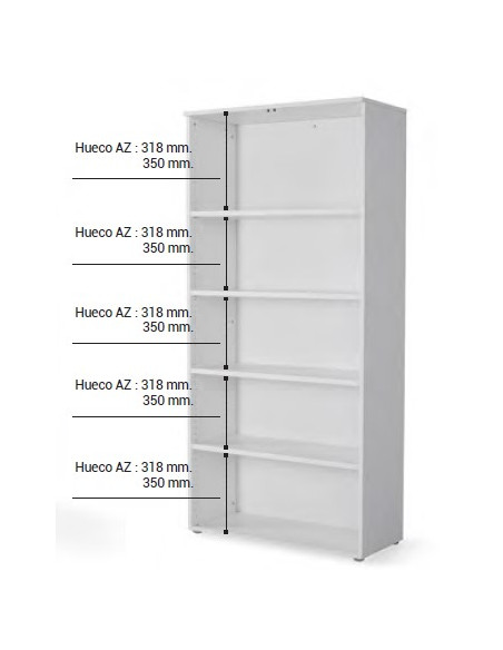 Armario alto con puertas MDF, serie G3 semi-exprés