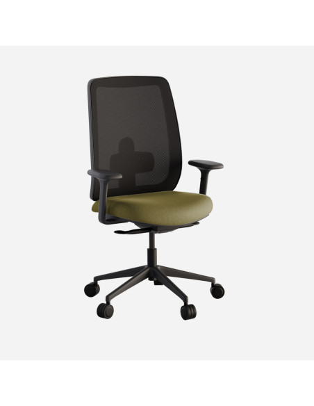 Silla respaldo malla 911 BLACK