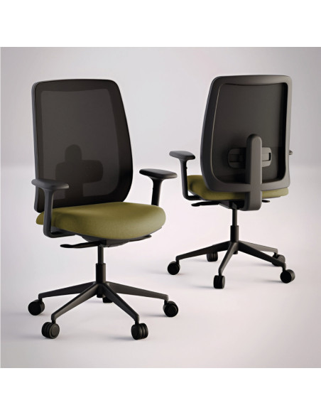 Silla respaldo malla 911 BLACK