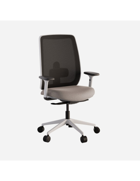 Silla respaldo malla 911 WHITE