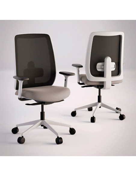 Silla respaldo malla 911 WHITE